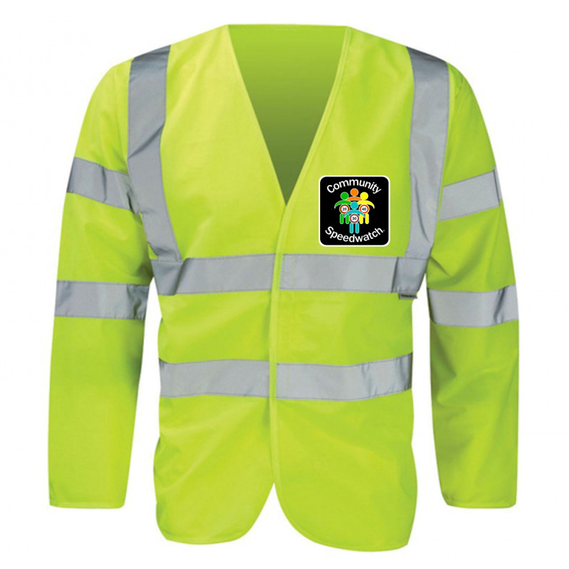 HiVis Long Sleeved Vests - Yellow