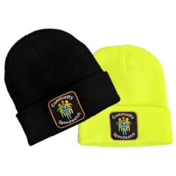 Beanie Hat with turnup and logo